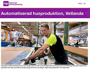 Bild från nyhet hos NYH